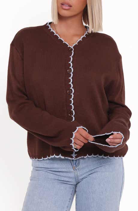 Ruby Scallop Cardigan