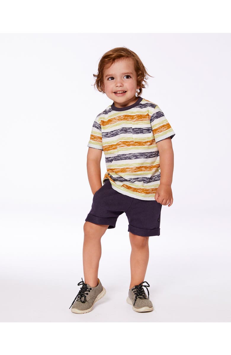 Deux par Deux Boy's French Terry Short Dark Gray, Alternate, color,