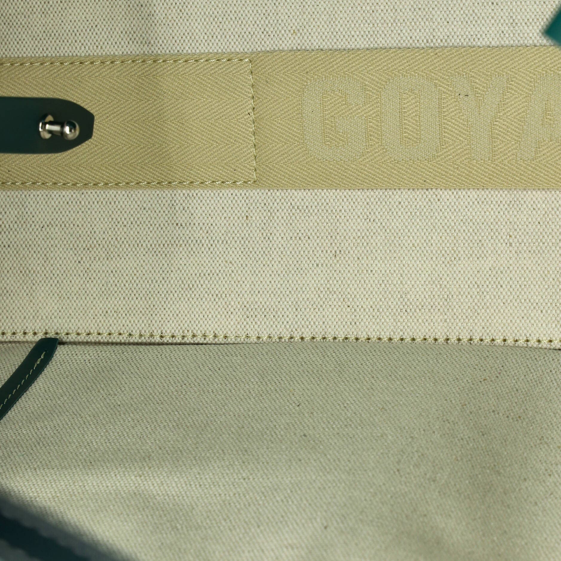 Pre-Owned Goyard Bellechasse Bag Coated Canvas PM, Alternate, color, Green