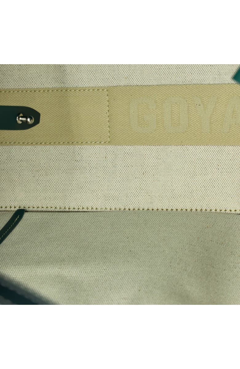 Pre-Owned Goyard Bellechasse Bag Coated Canvas PM, Alternate, color, Green