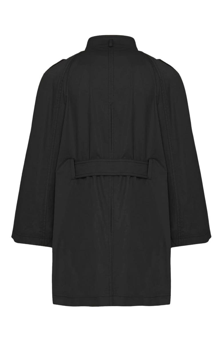 THEO The Label Chloe Trapunto Trench Cape, Alternate, color, 