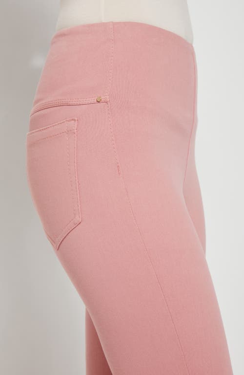 Lyssé Lynette Tulip Hem Denim W Pocket In Pinkclay