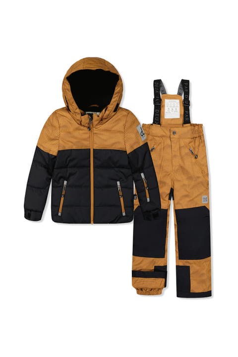 Reinforced Jacket & Pants Neckwarmer Two Piece Snowsuit