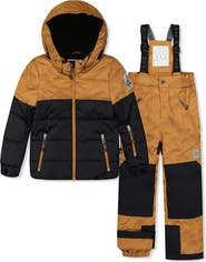 Deux par Deux Reinforced Jacket & Pants Neckwarmer Two Piece Snowsuit