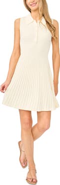 Ted Baker Molly Sleeveless Rib Polo Minidress