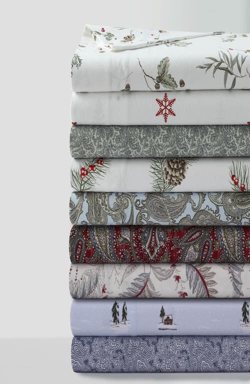 Azores Home Cotton Flannel Sheet Set In Gray