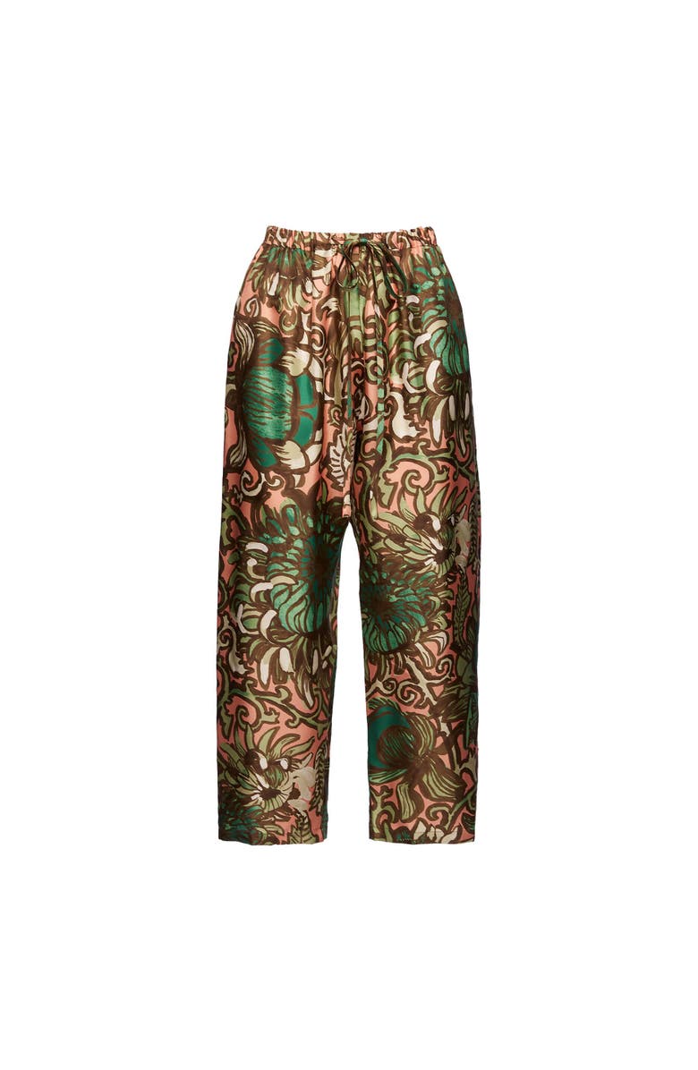 La DoubleJ Drawstring Pants, Alternate, color, Anemone Pink Olive