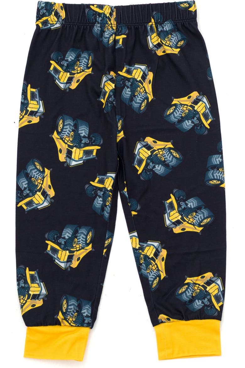 Pajama Shirt and Pants Set, Alternate, color, Charcoal and Black