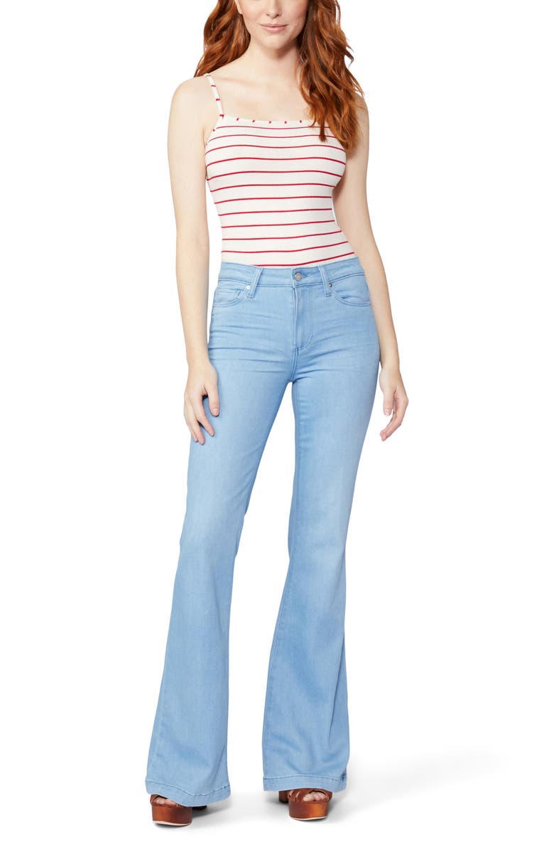 PAIGE Genevieve High Waist Flare Jeans, Alternate, color, 