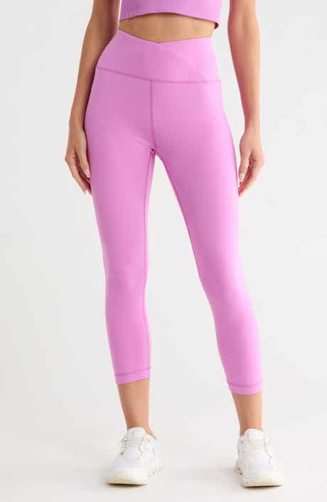 Lana Interlock Crossover High Rise Leggings
