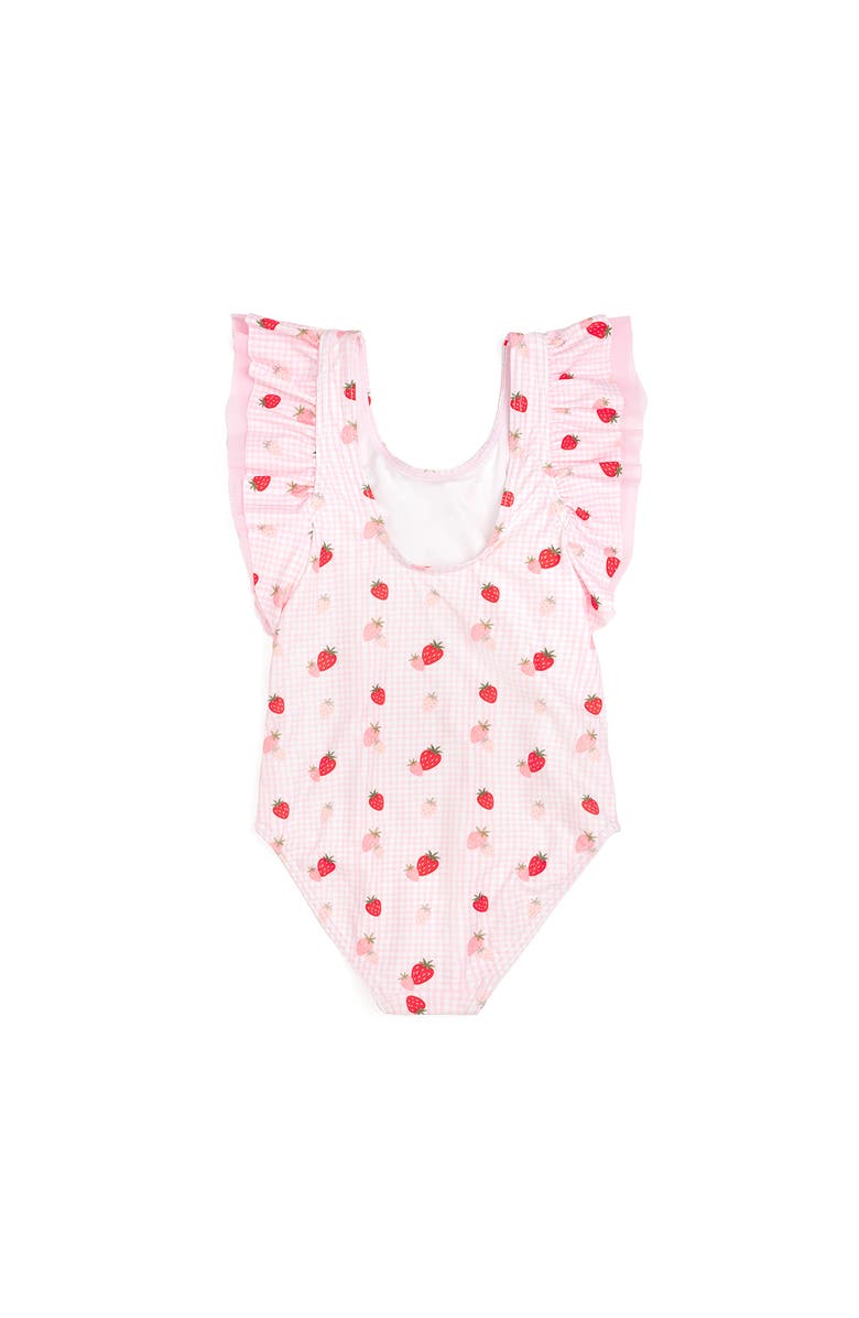 Sweet Wink Berry Cute Bathing Suit, Alternate, color, Pink