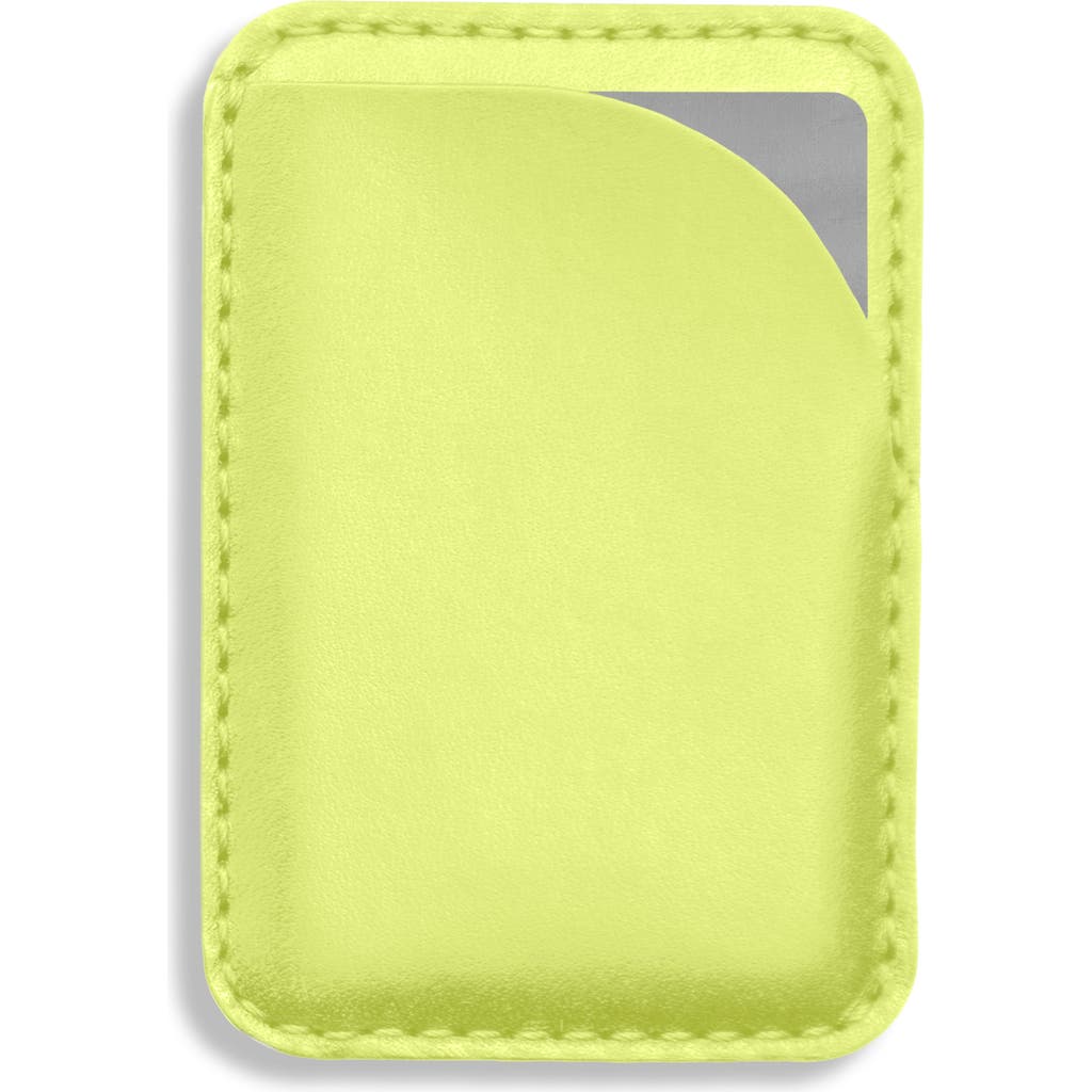 Ezra Arthur X Personal Effects Arc Magsafe Wallet In Yellow
