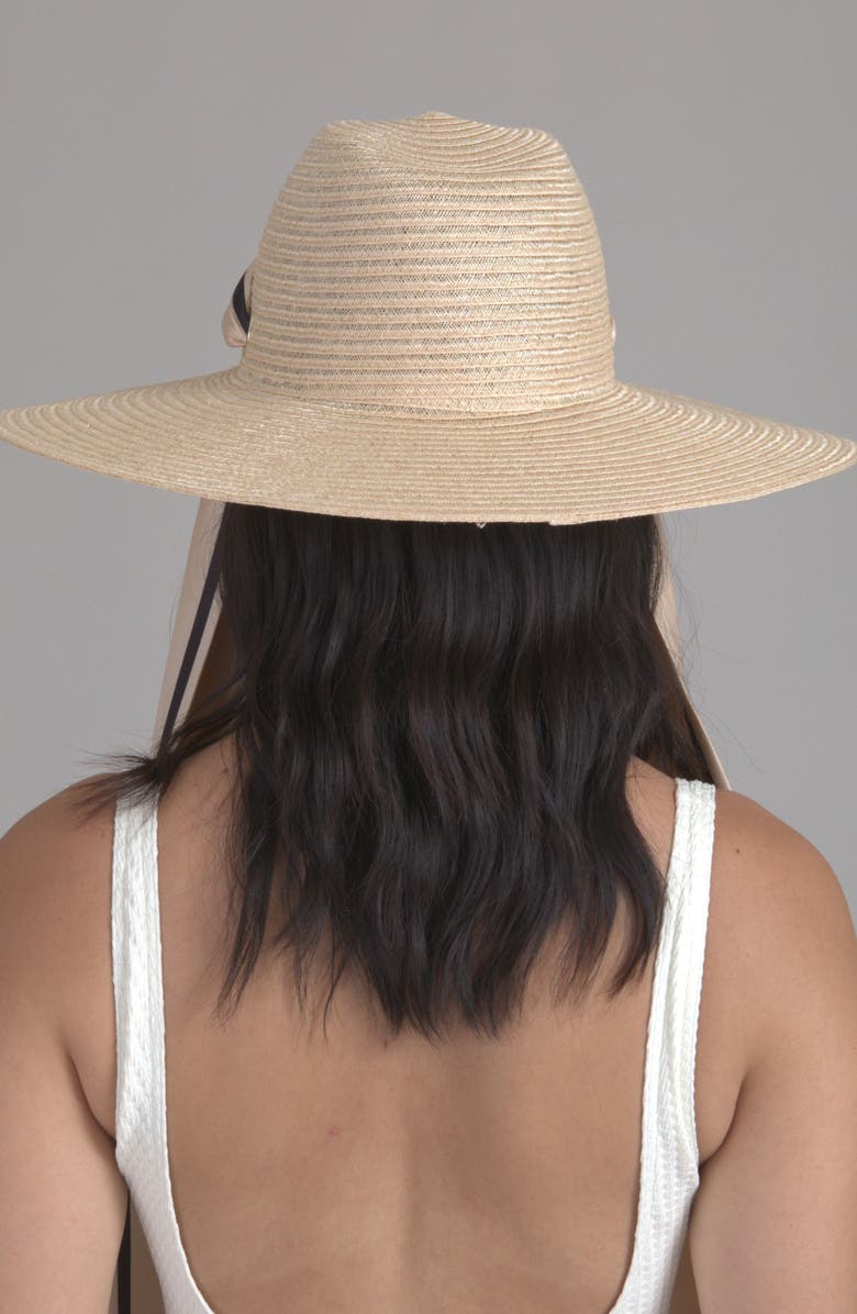 Eugenia Kim Cassidy UPF 25+ Packable Wide Brim Fedora, Alternate, color, Natural