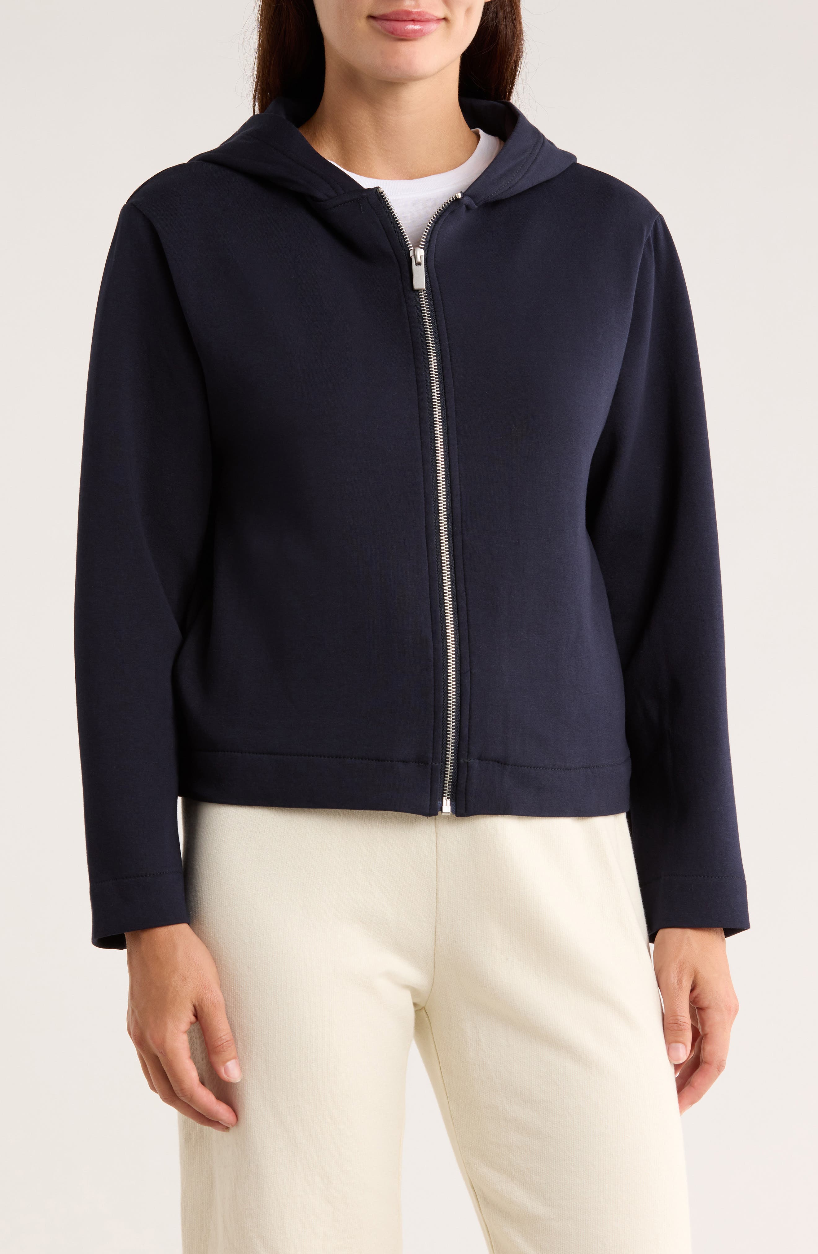 Crop Full Zip Hoodie