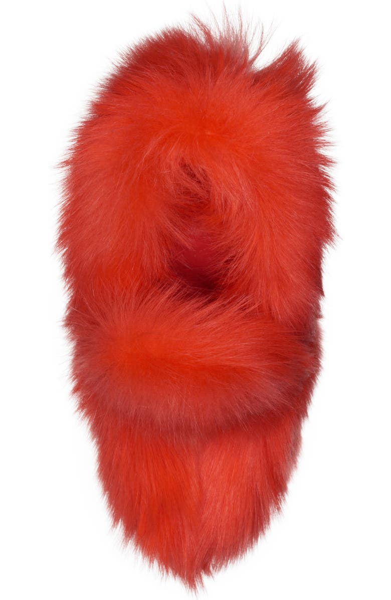 Bottega Veneta Show Genuine Shearling Wedge Pump, Alternate, color,