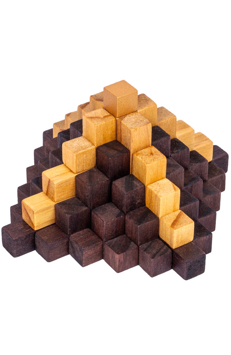 Professor Puzzle El Dorado 3D Wooden Brainteaser Puzzle, Alternate, color, Multicolored