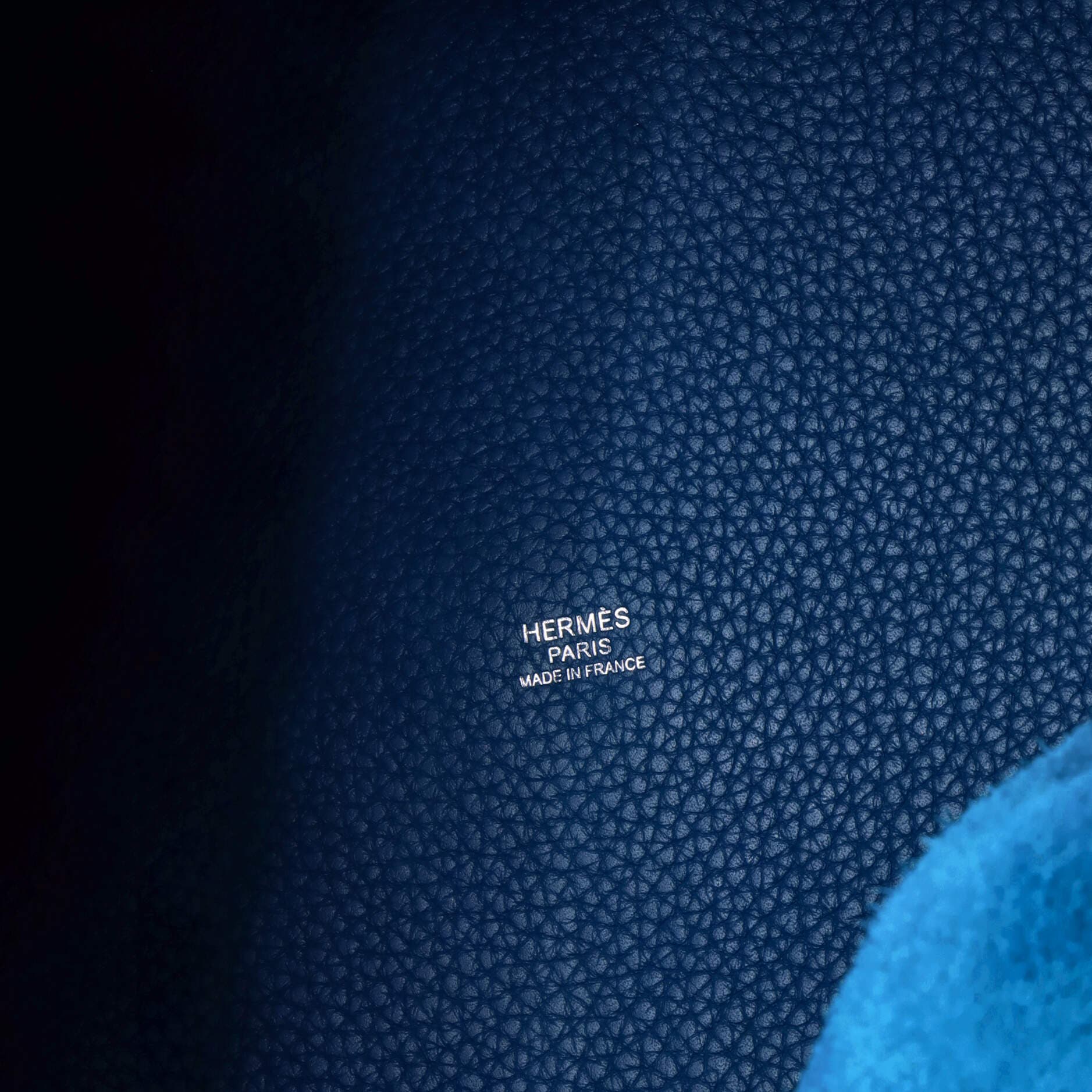 Pre-Owned Hermes Picotin Lock Bag Clemence GM, Alternate, color, Bleu Izmir