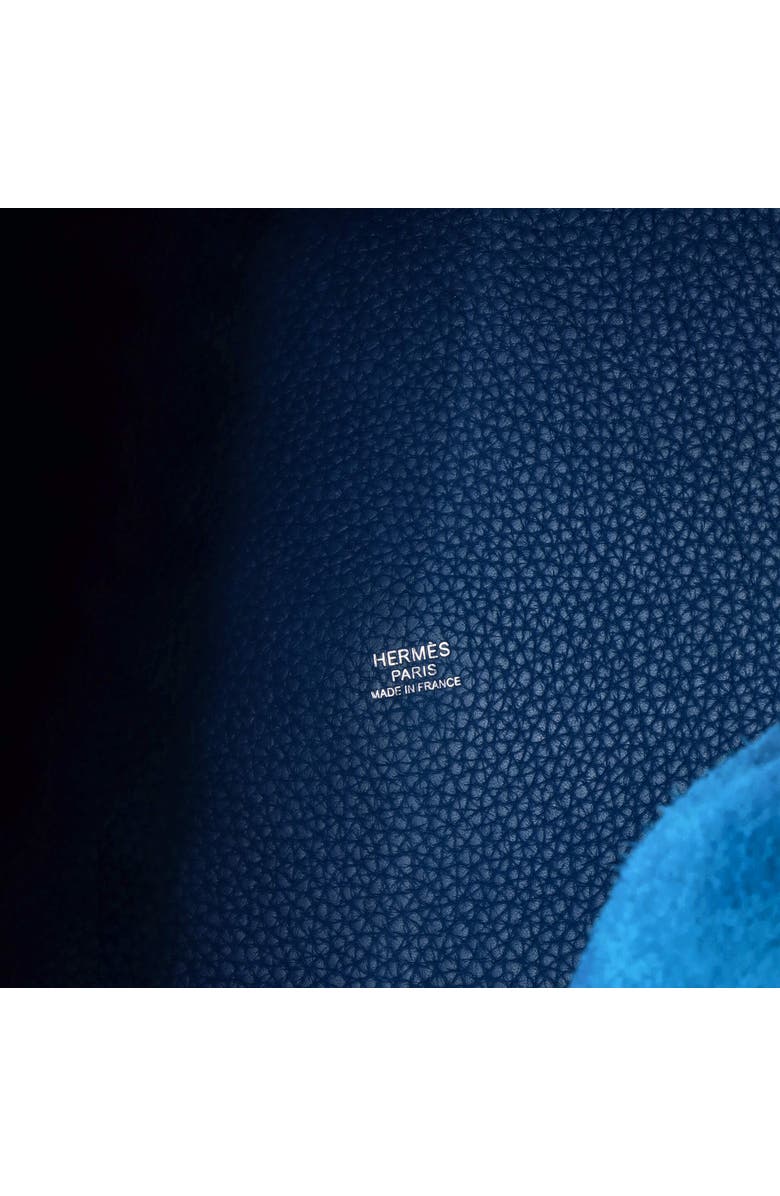 Pre-Owned Hermes Picotin Lock Bag Clemence GM, Alternate, color, Bleu Izmir