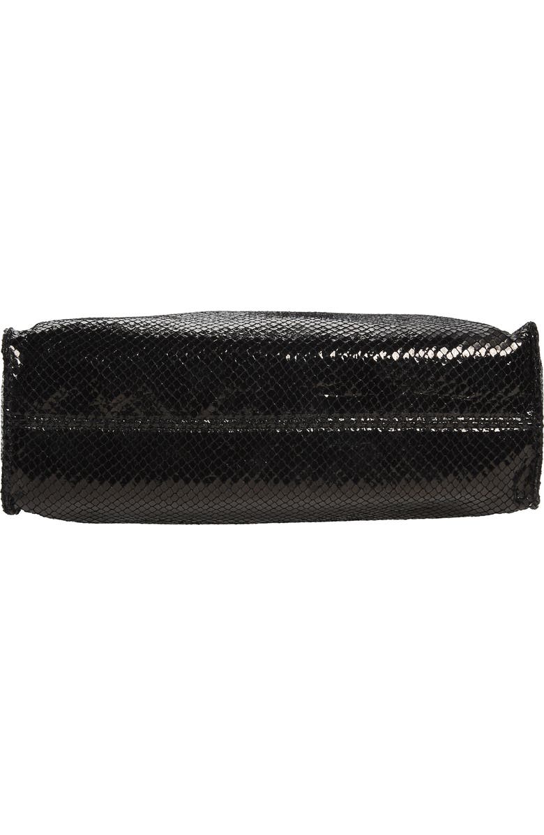 Sondra Roberts Snake Embossed Faux Leather Hobo, Alternate, color,