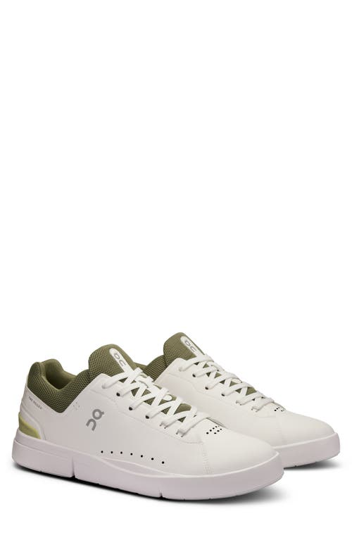 On The Roger Advantage Tennis Sneaker In White/olive