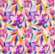 Petit Moments Abstract Floral Satin Scarf