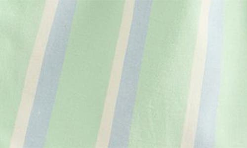 Next Kids' Cotton Graphic T-shirt & Striped Shorts Set In Green