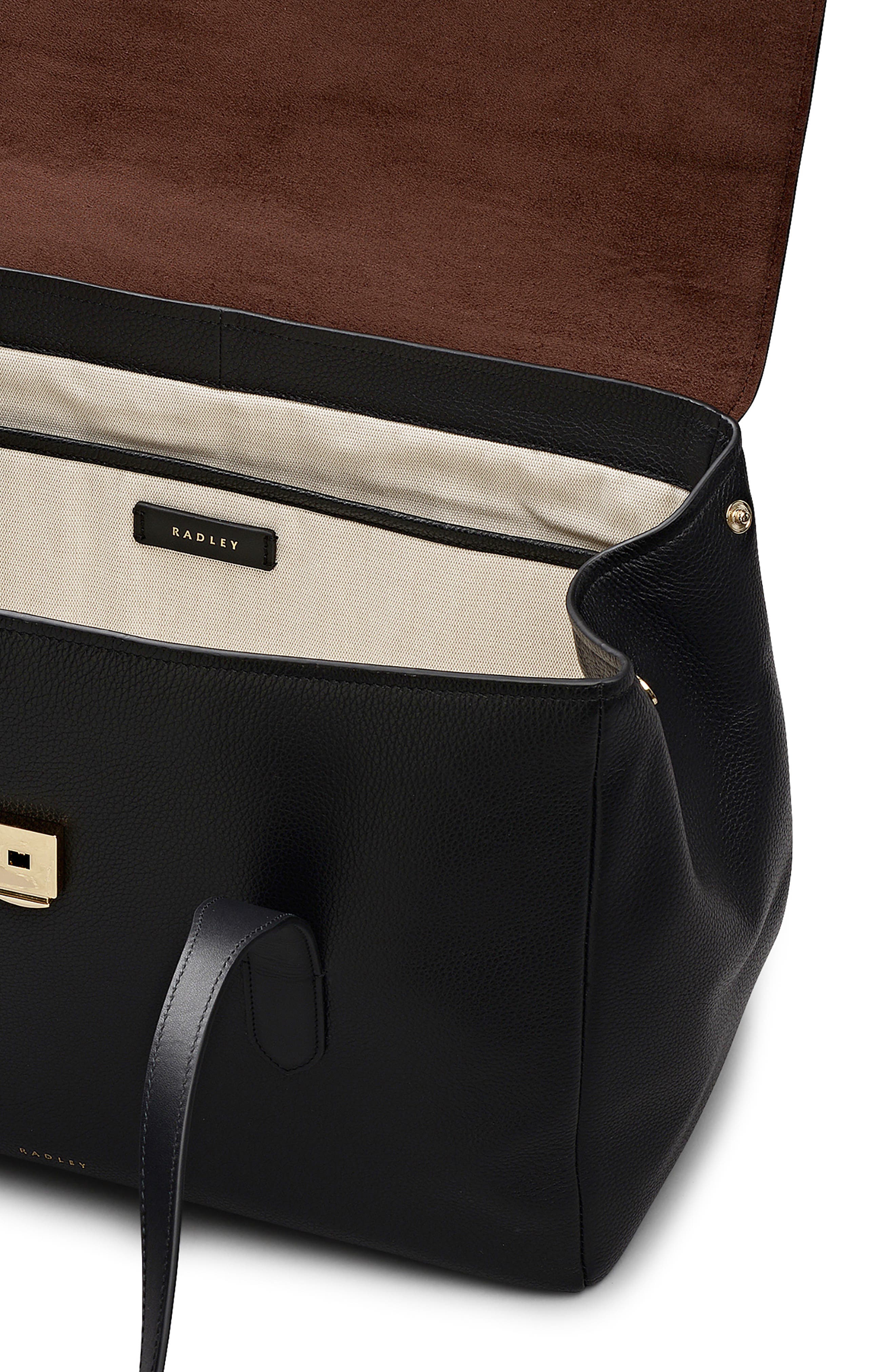 Radley Mayfair Lane Large Shoulder Bag, Alternate, color, Black