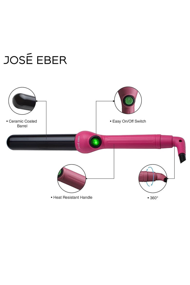 Clipless Curling Iron 1.25", Alternate, color, Pink