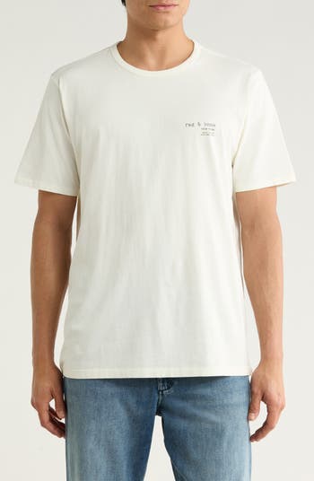 日本未発売 rag&amp;bone/JEAN ホワイト ペンキ ダメージ Tシャツ ダメージ加工 ハンドペイント Tシャツ | ACANTHUS ONLINE STORE