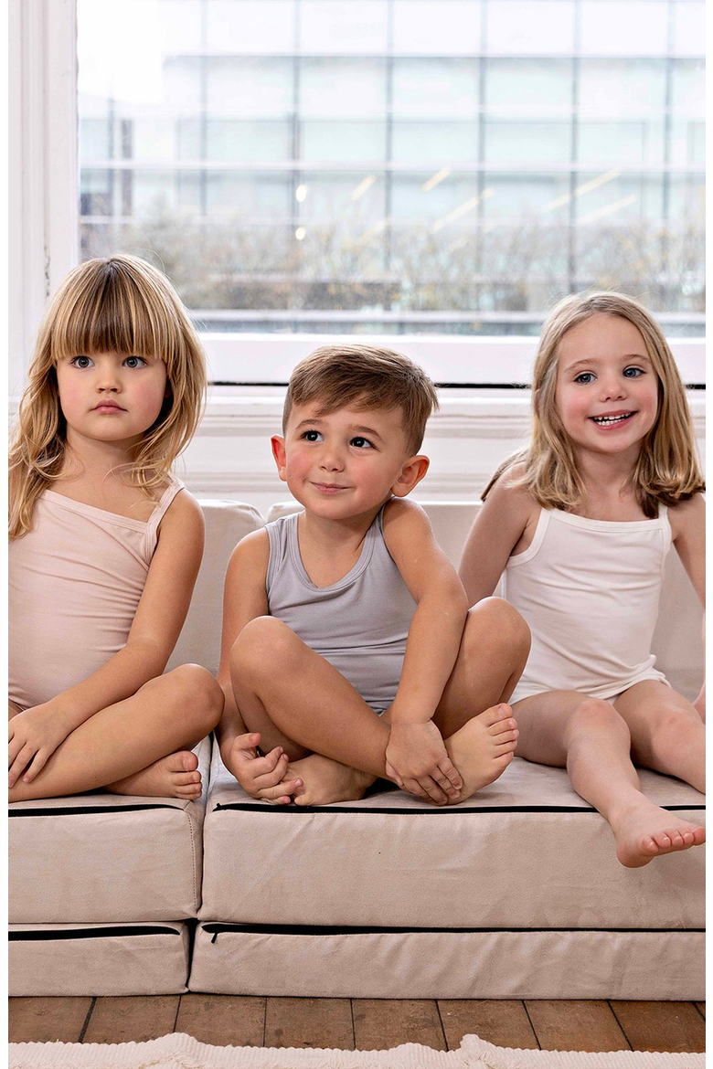 Cotton Girl Set, Alternate, color, White