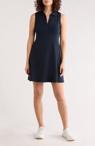 Zella Replay Sleeveless Polo Dress & Shorts Set