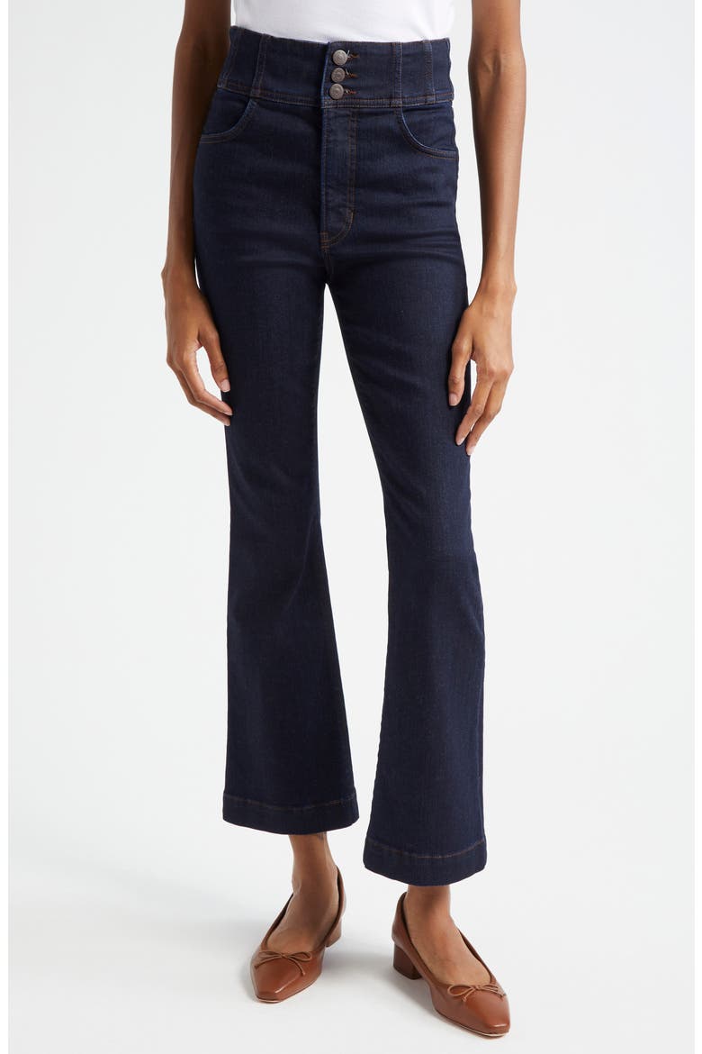 Carson High Waist Ankle Flare Jeans, Main, color, INDIGO RINSE