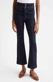 Carson High Waist Ankle Flare Jeans