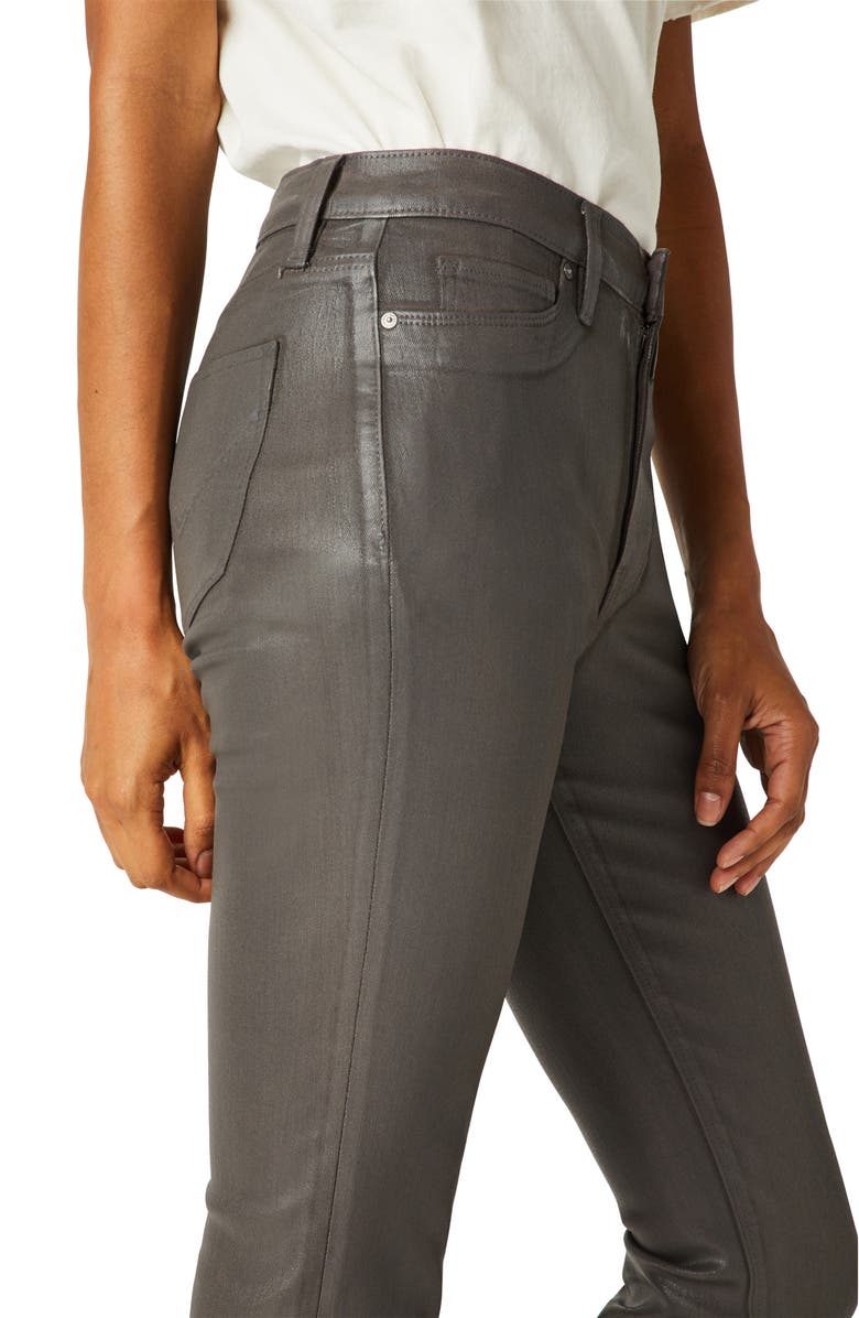 Hudson Jeans Barbara Coated High Waist Bootcut Jeans, Alternate, color, 