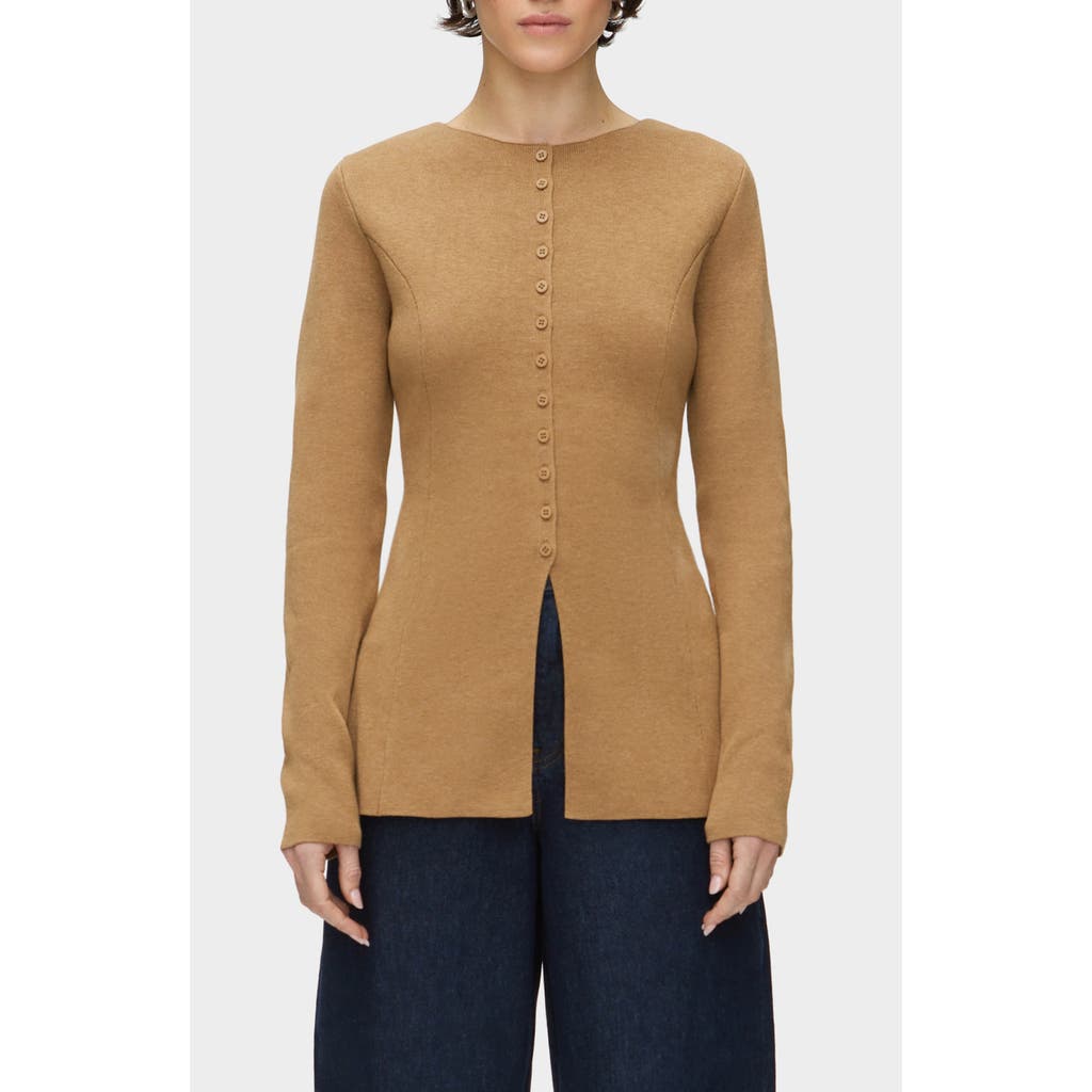 Aligne Daphne Knit Sweater Camel In Brown