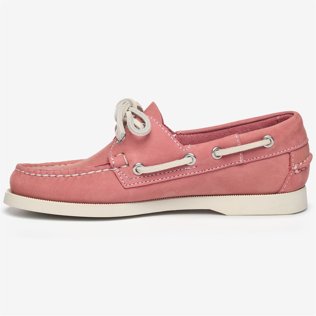 Portland Nubuck Womans Boat Shoes, Alternate, color, Pink-White