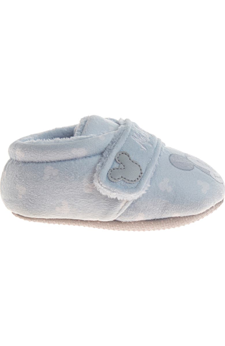 JOSMO Mickey Mouse Faux Fur Lined Bootie, Alternate, color, Light Blue
