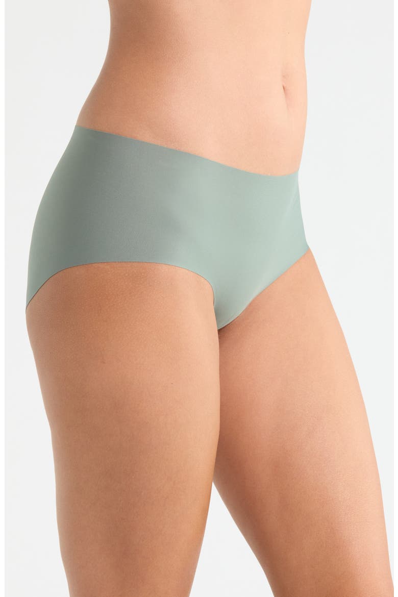 Invisible Edge Hipster Briefs, Alternate, color, GREEN WREATH