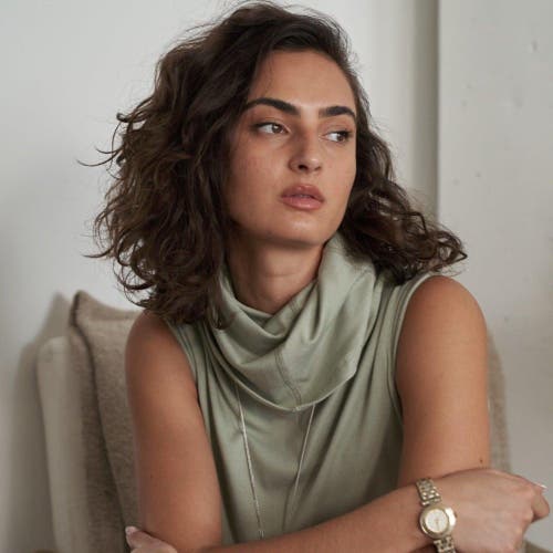 Eavolu Kakadu Sleeveless Tunic/dress In Fern