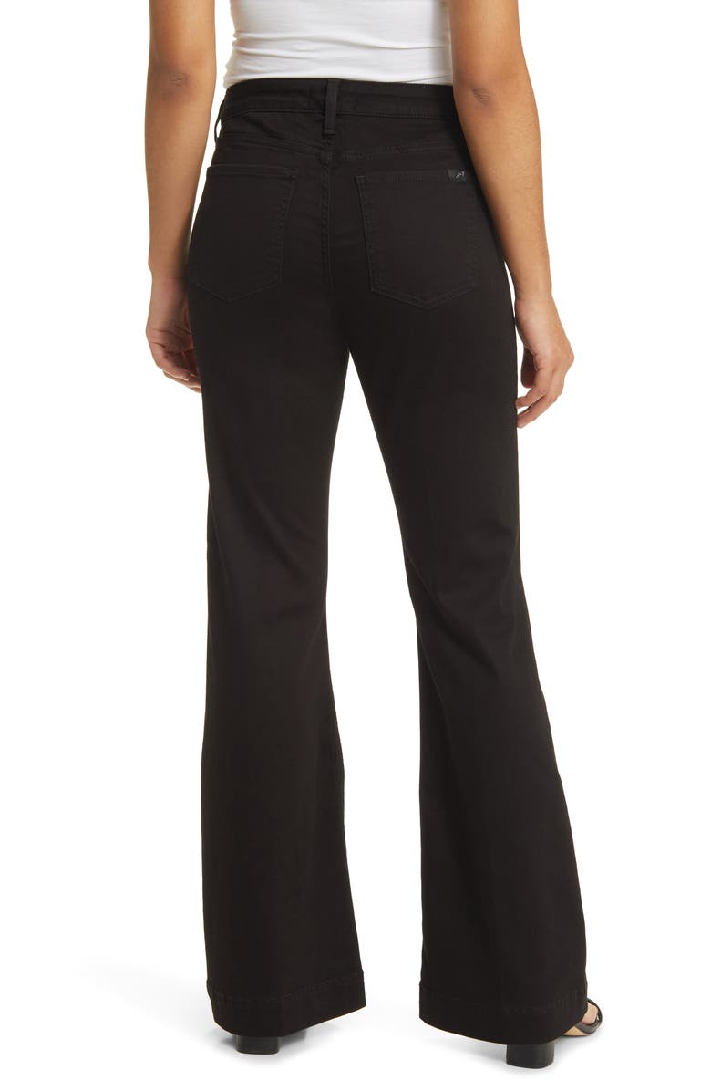 JEN7 by 7 For All Mankind Center Seam High Waist Wide Leg Trouser Jeans, Alternate, color, 