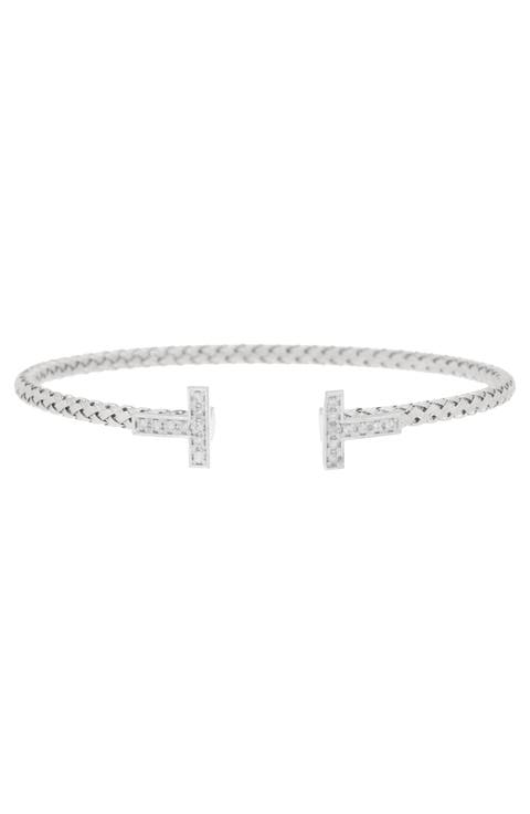 Diamond Bangle Bracelet - 0.05ct.