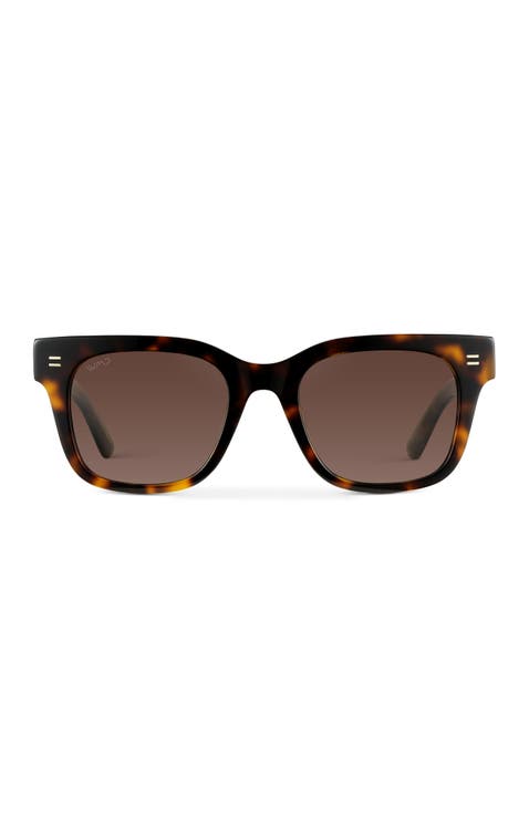 Nash - 49mm Square Polarized Sunglasses