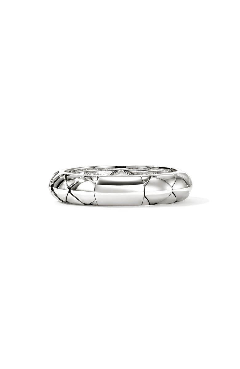 John Hardy Naga Sterling Silver & Diamond Band Ring, Alternate, color, Silver