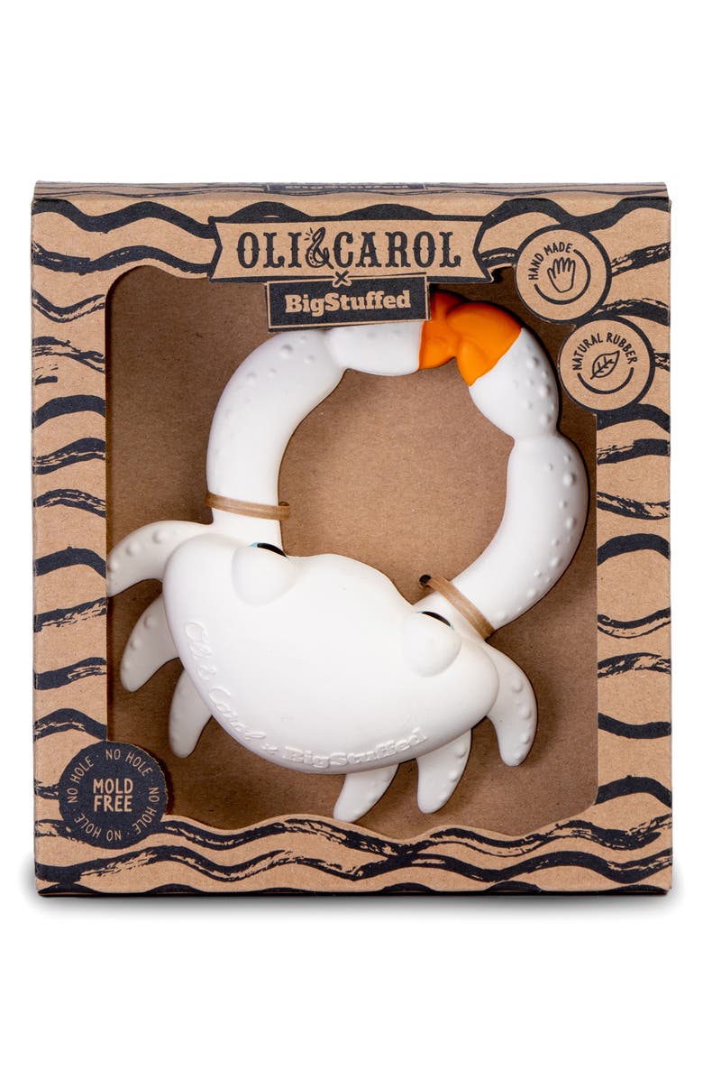 Oli&Carol Sharon the Crab Teether, Alternate, color,