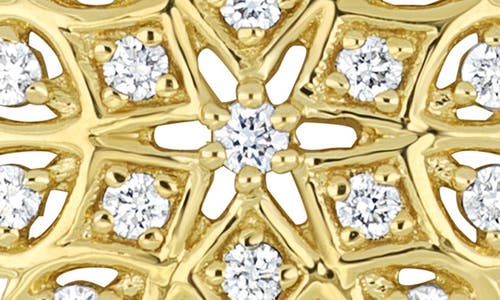 Bony Levy Bardot 18k Yellow Gold Diamond Medallion Pendant Necklace In Gold