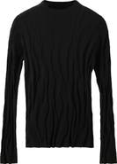 MANGO Fitted Mock Neck Sweater