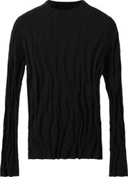 MANGO Fitted Mock Neck Sweater