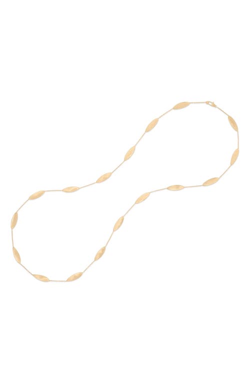 Marco Bicego Lunaria 18k Yellow Gold Long Necklace In Gold