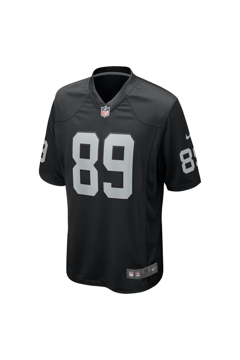 Men's Nike Brock Bowers Black Las Vegas Raiders  Player Game Jersey, Alternate, color, Black