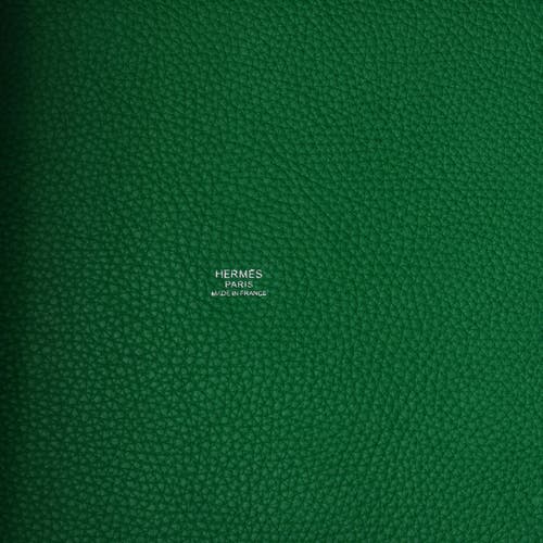 Pre-owned Hermes Hermes Picotin Lock Bag Clemence Gm In Green